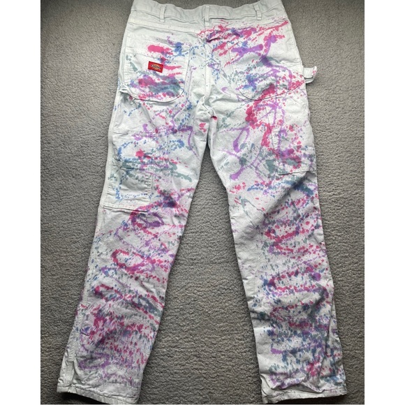 Dickies Tie Dye Carpenter Pants 34x32 - Picture 2 of 11